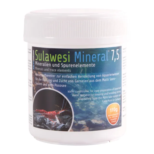 SaltyShrimp Sulawesi Mineral 7,5 Mineralsalz 110g pH-stabil