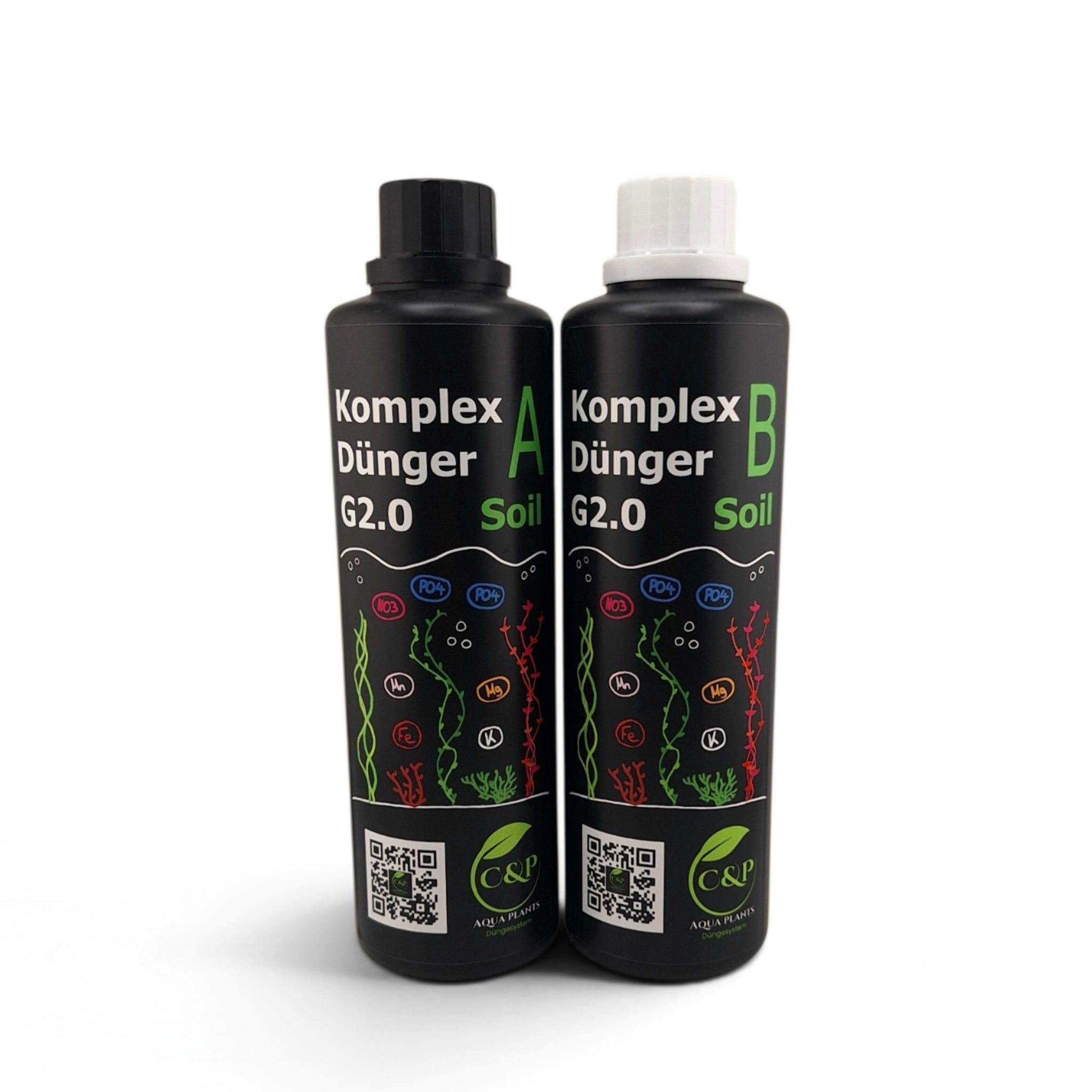 C&P Aquaplants Komplex A+B Soil Dünger 500 ml Set phosphatreich