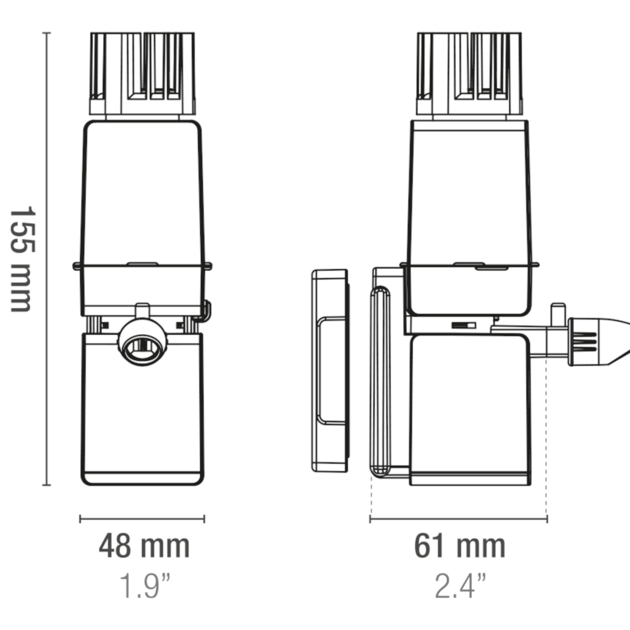 SICCE Shark Skim 350 Oberflächenabzug bis 6 mm Glas