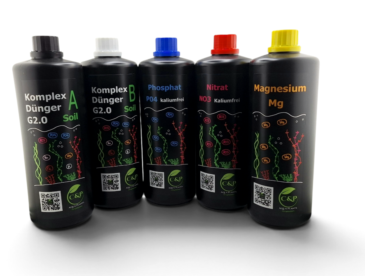 C&P Aquaplants Startpaket Leitungswasser Düngerset 500 ml